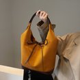 thumbnail image 3 of Bolso Hombro Ante Corbata Lazo Mano Pico () Amarillo, 3 of 9