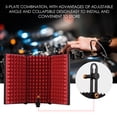 thumbnail image 3 of Isolation Shield,With Density Sound 3-door Professional Pop Filter Wind Screen With Density Isolation Shield Pop Equipment Wind Screen Shield Pop Filter Professional Studio Isolation Rusuo Iuppa, 3 of 6