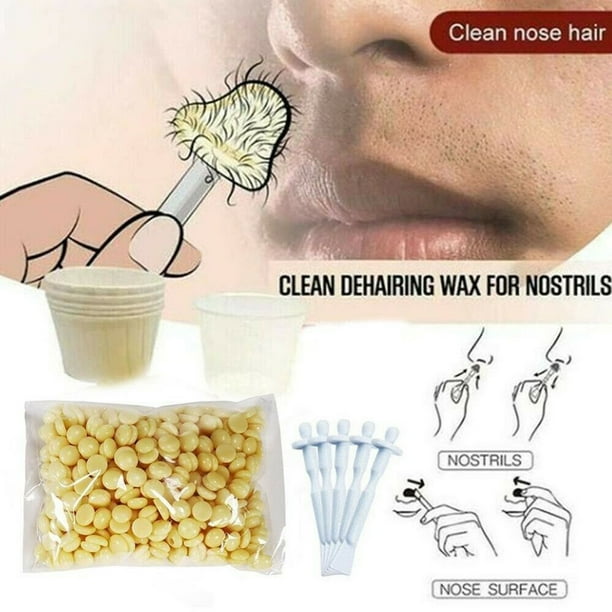 Nose Ear Hair Wax Kit Nose Hair Removal Set for Men Women Effective And Safe