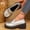Silver, variant on Women’s Patent Leather Horsebit Platform Loafers, Work Women Shoes Heels​ for Office Wear, Business Meetings, and Daily Commute