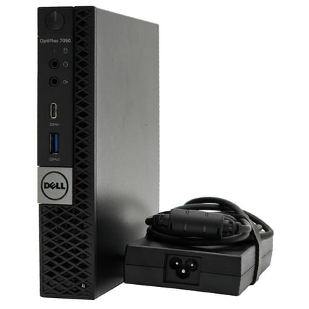 Restored Configurable Dell OptiPlex 7050 Micro | i5-6500 | Up to 32 GB | 1 TB SSD | Wi-Fi (Refurbished)