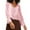 Pink, variant on Seductiva Button Shirts for Women Long Sleeve Lace Blouse Tops Vacation Front Tie Solid Elegant Tops Business Casual Work Tops Fashion Basic Tees