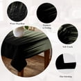 thumbnail image 5 of Sage Green Black Ombre Table Cloth Waterproof Tablecloths, Modern Abstract Striped Gradient Tablecloth Dining Table Cover for Kitchen Party Tabletop Outdoor, Rectangle Tablecloth 52x70 Inch, 5 of 9