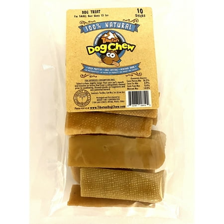 UPC: 0853787008192 | Tibetan Dog Chew Himalayan Yak Cheese Bone for Small Dogs 10 Sticks Bag