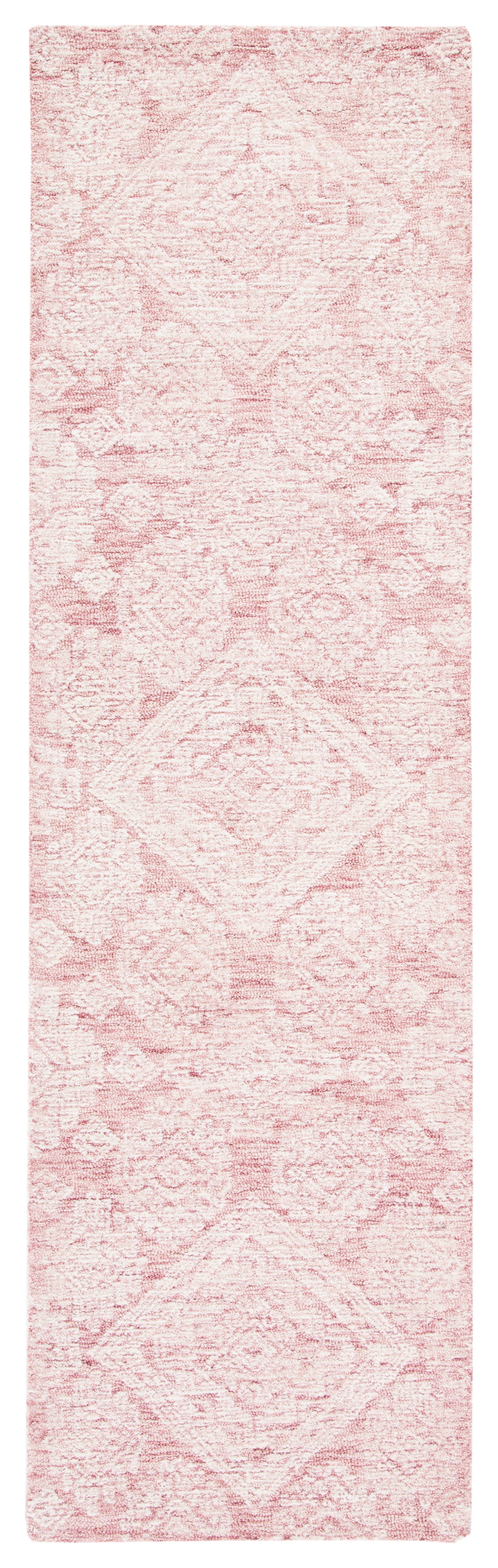 Safavieh Metro Riley Medallion Runner Rug, Dark Pink/Ivory, 2'3" x 8'