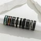 thumbnail image 4 of 9 Piezas Anillo Giratorio Para Hombre De Titanio Acero Negro, 4 of 10