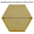 thumbnail image 2 of Pack of 1, 9 Inch x 1/4" Baltic Birch Plywood Hexagon Wood Cutout for Wood Craft Project, Children or Adult Art Work, Home and Holiday Décor and DIY Fun, Made in USA, 2 of 2