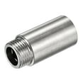 thumbnail image 1 of Unique Bargains G1/2 Female to G1/2 Male Thread 40mm Stainless Steel Extension Pipe Fitting, 1 of 5