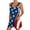 Red-2, variant on Women's Jumpsuits 2026 Summer 250 Anniversary USA Overalls 4th of July One Piece Outfits Sleeveless Wide Leg Short Rompers with Pockets