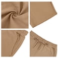 thumbnail image 6 of Lumtrix Men's Linen Shorts with Pockets Lightweight Breathable Casual Elastic Waist Shorts for Summer Beach Vacation Earthy Yellow XL, 6 of 8