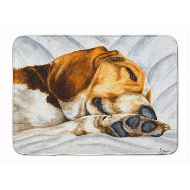 Carolines Treasures AMB1076RUG Beagle Bliss Tapis en Mousse à Mémoire de Forme Lavable en Machine