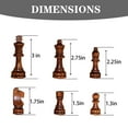thumbnail image 4 of Juego de piezas de ajedrez Baspoom Nature Wood Tournament Staunton, 4 of 6