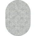 thumbnail image 4 of Dynamic Rugs ANR8571629646 Ancient Garden Round Rugs, Silver & Grey - 7.10 in., 4 of 7