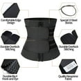 thumbnail image 5 of COMFREE Neoprene Long Torso Sauna Waist Trainer Corset Sweat Trimmer Belt for Women Compression Workout Fitness, 5 of 5