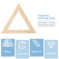thumbnail image 2 of FESTFENDS 2Pcs Triangle Weaving Khaki Weaving Carpet Kit For Craft Development And Diy Teaching, 2 of 8