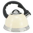 thumbnail image 3 of Mr. Coffee Clarefield 2.4 Quart Stainless Steel Whistling Tea Kettle in White, 3 of 7