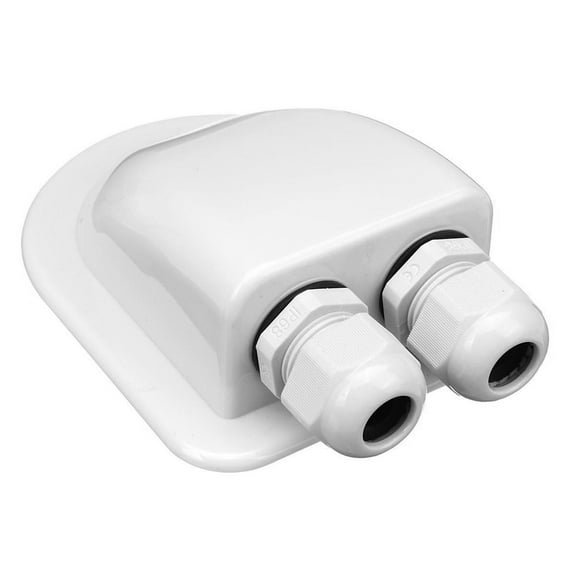 Solar Panel Roof Double Cable Entry Gland Box Motorhome Boat UK RV рτ й й