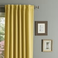 thumbnail image 4 of Quality Home Closeout Back Tab Blackout Curtains - Mustard - 52"W X 96"L - (Set Of 2 Panels), 4 of 4