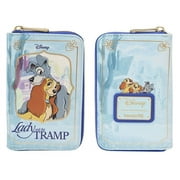 Loungefly Disney Lady and the Tramp Book Zip Around Wallet
