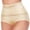Yellow, variant on Womens Underwear High Waist Hip Lift Crossband Strench Underwear Lightweight Breathable Shapewear