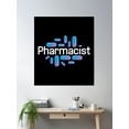 thumbnail image 2 of Vibrant Pharmacist Pill Capsule Design Poster Wall Art, Modern Wall Decor, 8x12 UNFRAMED, 2 of 3