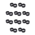 thumbnail image 2 of Eigraketly 2 piezas agarre de raqueta anillo de goma mango Overgrip Fix bandas Kit agarre cinta Protector Universal profesional al aire libre Negro 10piezas, 2 of 6