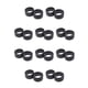 thumbnail image 3 of Greeniant 2 piezas agarre de raqueta anillo de goma mango Overgrip Fix bandas Kit agarre cinta Protector Universal profesional al aire libre negro Negro 10piezas Greeniant  CBP165212, 3 of 4