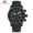 Black Green, variant on Top Brand Luxury Men Quartz Watch Fashion Business Waterproof Multifunction Man Clock Silicone Strap Sport Chronograph
