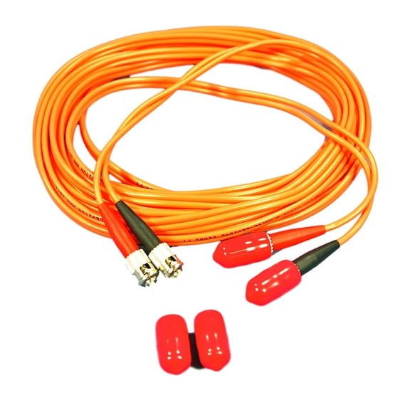 5M Leviton Fiber Optic Multi-Mode Duplex Patch Cable Cord SC 62.5/125 62DST-M05