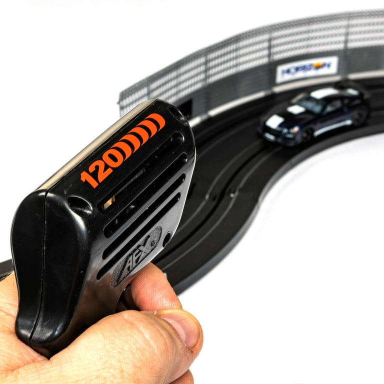 AFX HO Electric Slot Cars, Horsepower Shootout Set, Super Hugger