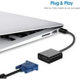 thumbnail image 5 of Mini DisplayPort (Mini DP) to VGA Adapter, Gold Plated 1080P Thunderbolt Port Compatible Converter, 5 of 6