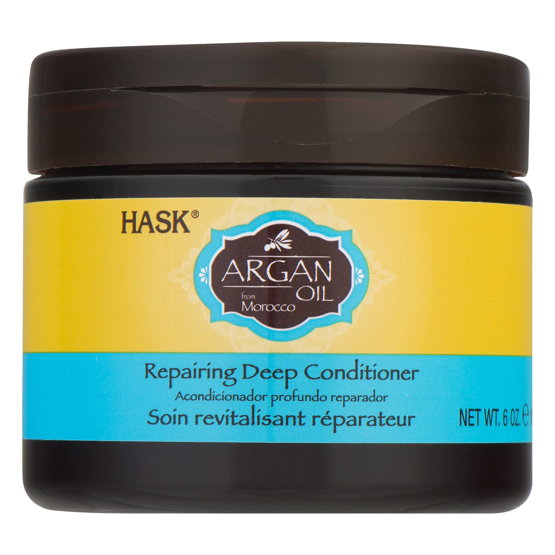 Hask Deep Conditioner, Repairing, Argan Oil, Jar, 6.0 OZ