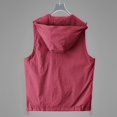 thumbnail image 4 of Hooded Vest for Women Sleeveless Zip up Lightweight Breathable Shirts with Pocket, Flattering Fit Layering Vest QURATI, 4 of 6