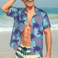 thumbnail image 7 of Disketp Hawaiian Shirts For Men,Ornamental Turtles Print Mens Casual Short Sleeve Button Down Shirts Beach Shirt, 7 of 7
