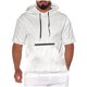 thumbnail image 1 of pstuiky Camisas de vestir de manga corta para hombre, Blusa con capucha de manga corta y bolsillos de color liso para hombre camisas casuales para hombre l, 1 of 7