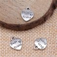 thumbnail image 3 of HOOUN 320 Pcs Antique Silver Best Friend Heart Charms Pendant 12X10MM B10882, 3 of 3