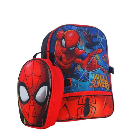 MARVEL SPIDER-MAN 16 INCH BACKPACK WITH LUNCH