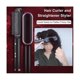 thumbnail image 2 of Peines para alisar El cabello 2 en 1 shaofei Peine caliente profesional multifuncional rojo, 2 of 5