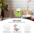 thumbnail image 2 of Kdxio Green Avocado Print Tissue Box Cover,Square Decorative PU Leather Facial Paper Case Organizer Holder Dispenser for Bathroom,Night Stands,Desk,Car 5.2''X5.2''X5.2'', 2 of 6
