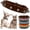 Brown Collar, variant on Mumup Spiked Dog Collar for Small Dogs, Spike Cat Collars PU Leather Studded Spiky Puppy Collars for XS Small Dogs Kitten Male Pets Like Chihuahua