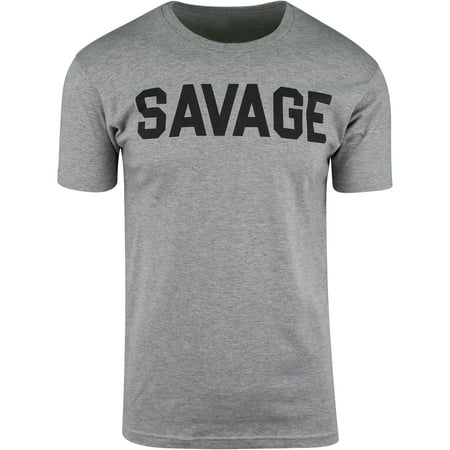 Mens SAVAGE Shirts Hip Hop Culture Urban Apparel (Best Urban Clothing Stores)