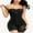 Black, variant on Women's Firm Tummy Compression Bodysuit Shapewear with Butt Lifter Black XS
