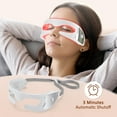 thumbnail image 5 of Under Eye Light Therapy Massager Glasses,  3 Modes USB Rechargeable Eye Massage Beauty Machine Vibration LED Light Therapy Eye Care, 5 of 9