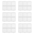 thumbnail image 1 of MasteelfCA 6 Pcs Pill Containers Compartment Boxes Pill Boxes with Braille (Transparent), 1 of 7