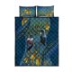 thumbnail image 5 of Tui Juego de Cama Colcha Mezcla de Pájaros Kowhai y Helecho Plateado, Azul, 5 of 5