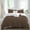 Dark Brown, variant on Vintage Rattan Set of 4 Bedding Quilt Covers, Minimalist Abstract Wicker Texture Brown 4-Piece Bed Sheet Set with Extra Soft Bed Sheets Quilt Cover Pillowcase, Queen
