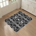 thumbnail image 3 of ODIKA 3'x5' Washable Accent Rug Snake Serpent Retro Aesthetic Coiled Repeat Motif Bold Reptile for Bedside, Nursery Room, Pet Friendly & Non-Shedding, 3 of 7