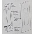 thumbnail image 3 of Leviton 80301-SA Almond Screwless Snap-On Polycarbonate Single Gang Decora Wall Plate, 3 of 5