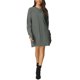 thumbnail image 2 of Vestidos de suéter para mujer INSPIRE CHIC, cuello redondo, de manga larga, por encima de la rodilla, vestido de punto casual, color gris M, 2 of 5