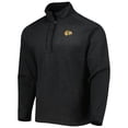 thumbnail image 2 of Men's Antigua Heathered Black Chicago Blackhawks Course Quarter-Zip Jacket, 2 of 4